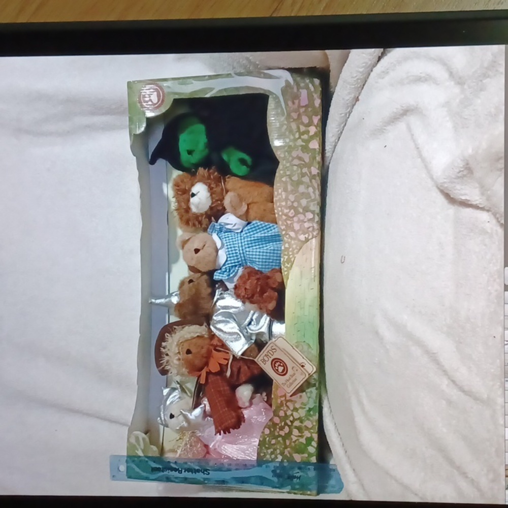 NWT Boyds Bears Wizard of Oz 6 Plush Set In Original Box